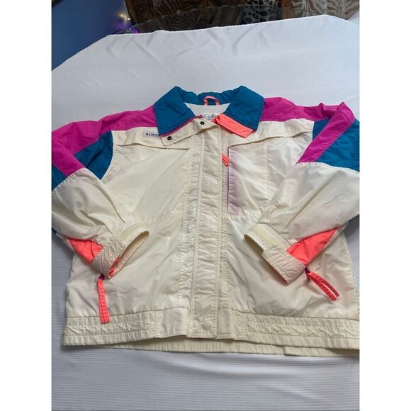 Columbia Jackets & Blazers - Columbia Radial Sleeve Vintage Colorblock Jacket Women’s Size Large